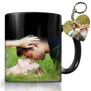 GiftNFeel Personalised Couple Magic Mug
