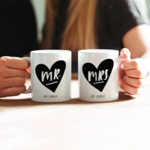GiftNFeel Personalized Couple Mugs Set of 2